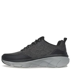Sneakers & Athletics*Skechers Men's , Relaxed Fit: D'Lux Walker 2.0 - Steadyway Walking Shoe - Extra Wide Width Black/Charcoal