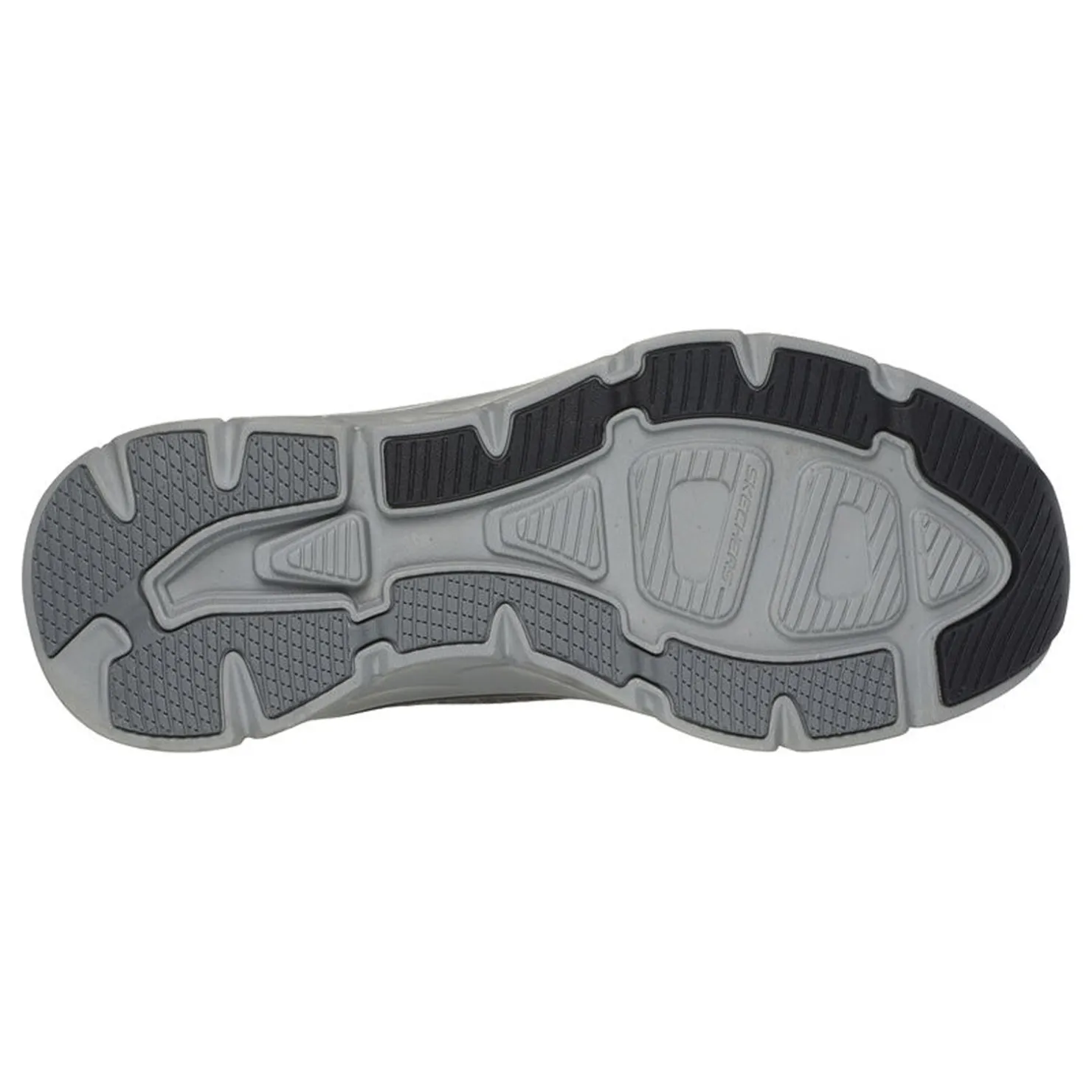 Sneakers & Athletics*Skechers Men's , Relaxed Fit: D'Lux Walker 2.0 - Steadyway Walking Shoe - Extra Wide Width Black/Charcoal