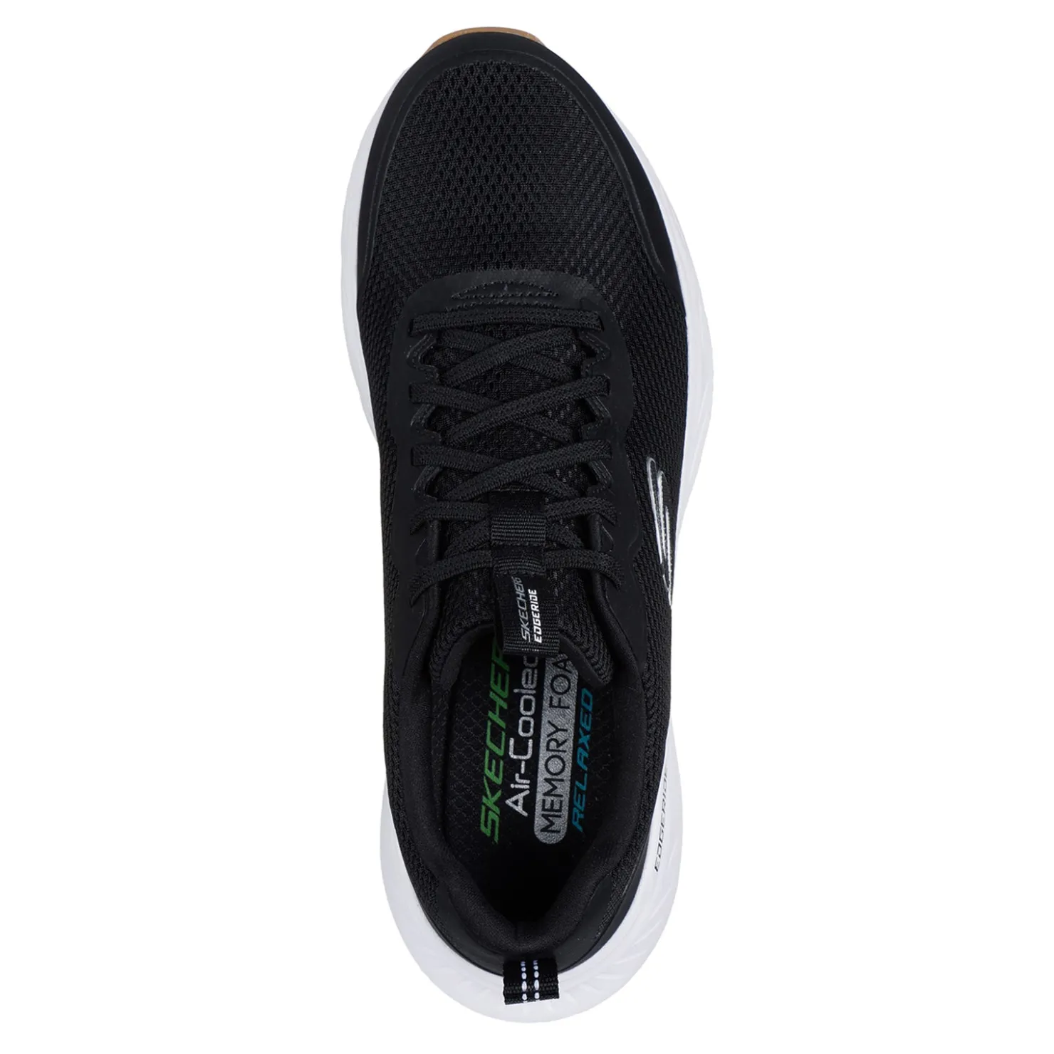 Sneakers & Athletics*Skechers Men's , Relaxed Fit: Edgeride - Rekze Sneaker Black/White