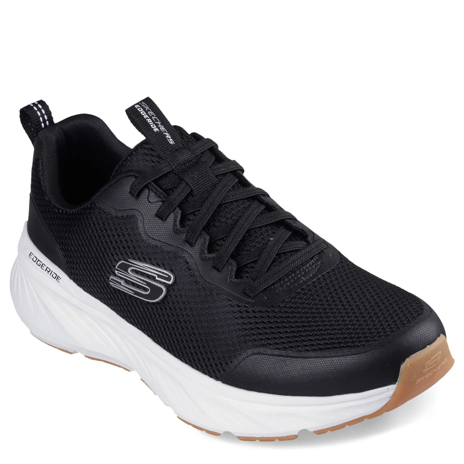 Sneakers & Athletics*Skechers Men's , Relaxed Fit: Edgeride - Rekze Sneaker - Extra Wide Width Black/Black