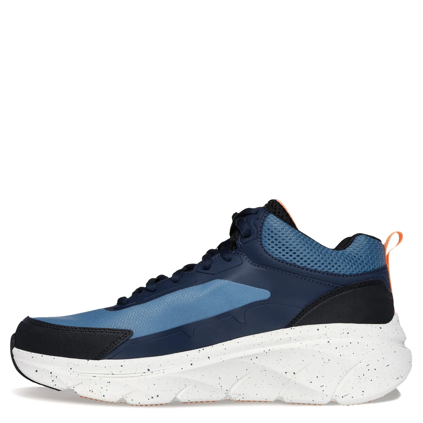 Walking*Skechers Men's , Relaxed Fit: D'Lux Walker 2.0 - Grailo Sneaker Blue/Orange