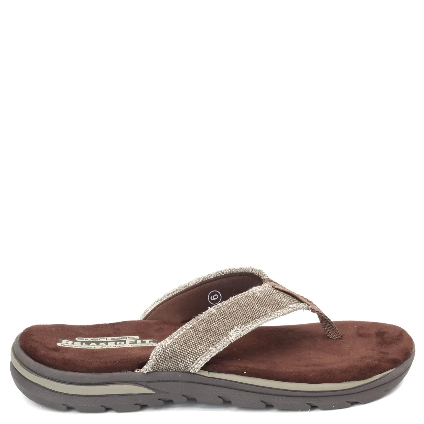 Sandals*Skechers Men's , Relaxed Fit: Supreme - Bosnia Sandal Chocolate