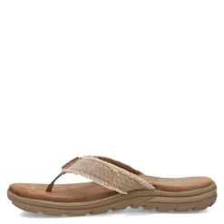 Flip Flops*Skechers Men's , Relaxed Fit: Supreme - Bosnia Sandal Tan