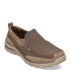 Slip-On Shoes*Skechers Men's , Relaxed Fit: Superior - Milford Slip-On Light Brown