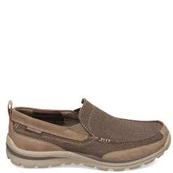 Slip-On Shoes*Skechers Men's , Relaxed Fit: Superior - Milford Slip-On Light Brown