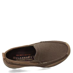 Slip-On Shoes*Skechers Men's , Relaxed Fit: Superior - Milford Slip-On Light Brown