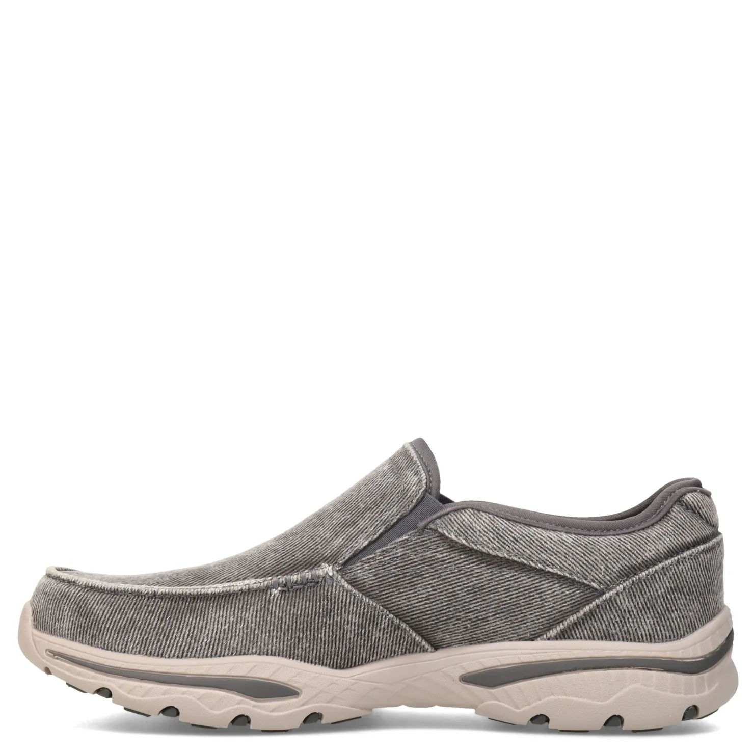 Sneakers & Athletics*Skechers Men's , Relaxed Fit Creston Moseco Slip-On - Wide Width Charcoal