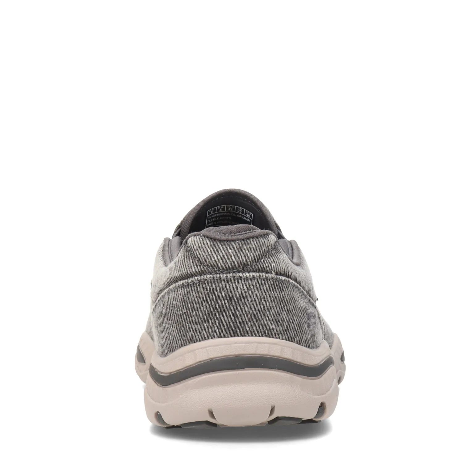 Sneakers & Athletics*Skechers Men's , Relaxed Fit Creston Moseco Slip-On - Wide Width Charcoal