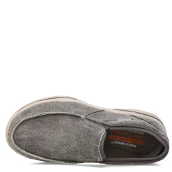 Sneakers & Athletics*Skechers Men's , Relaxed Fit Creston Moseco Slip-On - Wide Width Charcoal