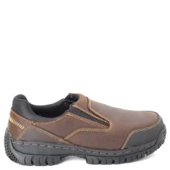 Work & Safety*Skechers Work Men's Skechers, Relaxed Fit: Hartan ST Work Shoe - Wide Width Dark Brown