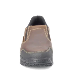 Work & Safety*Skechers Work Men's Skechers, Relaxed Fit: Hartan ST Work Shoe - Wide Width Dark Brown