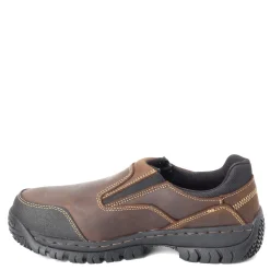 Work & Safety*Skechers Work Men's Skechers, Relaxed Fit: Hartan ST Work Shoe - Wide Width Dark Brown