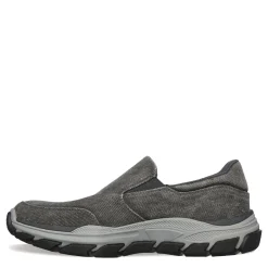 Sneakers & Athletics*Skechers Men's , Respected-Fallston Slip-On - Extra Wide Width Charcoal