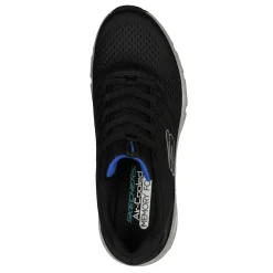 Walking*Skechers Men's , Skech-Air Ventura Sneaker - Wide Width Black/Blue