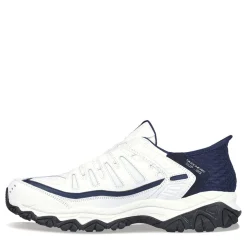 Sneakers & Athletics*Skechers Men's Slip-ins: After Burn - Grill Captain Sneaker White/Navy