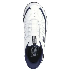 Sneakers & Athletics*Skechers Men's Slip-ins: After Burn - Grill Captain Sneaker White/Navy