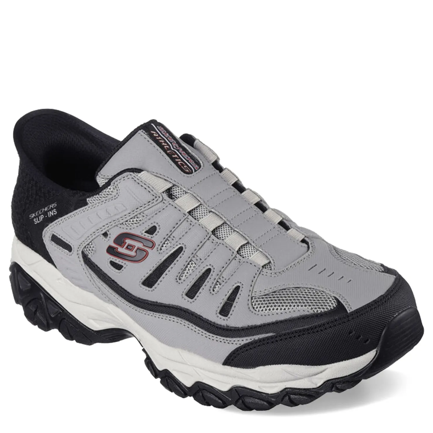 Sneakers & Athletics*Skechers Men's , Slip-ins: After Burn M. Fit - Ridgeburn Sneaker Grey/Black
