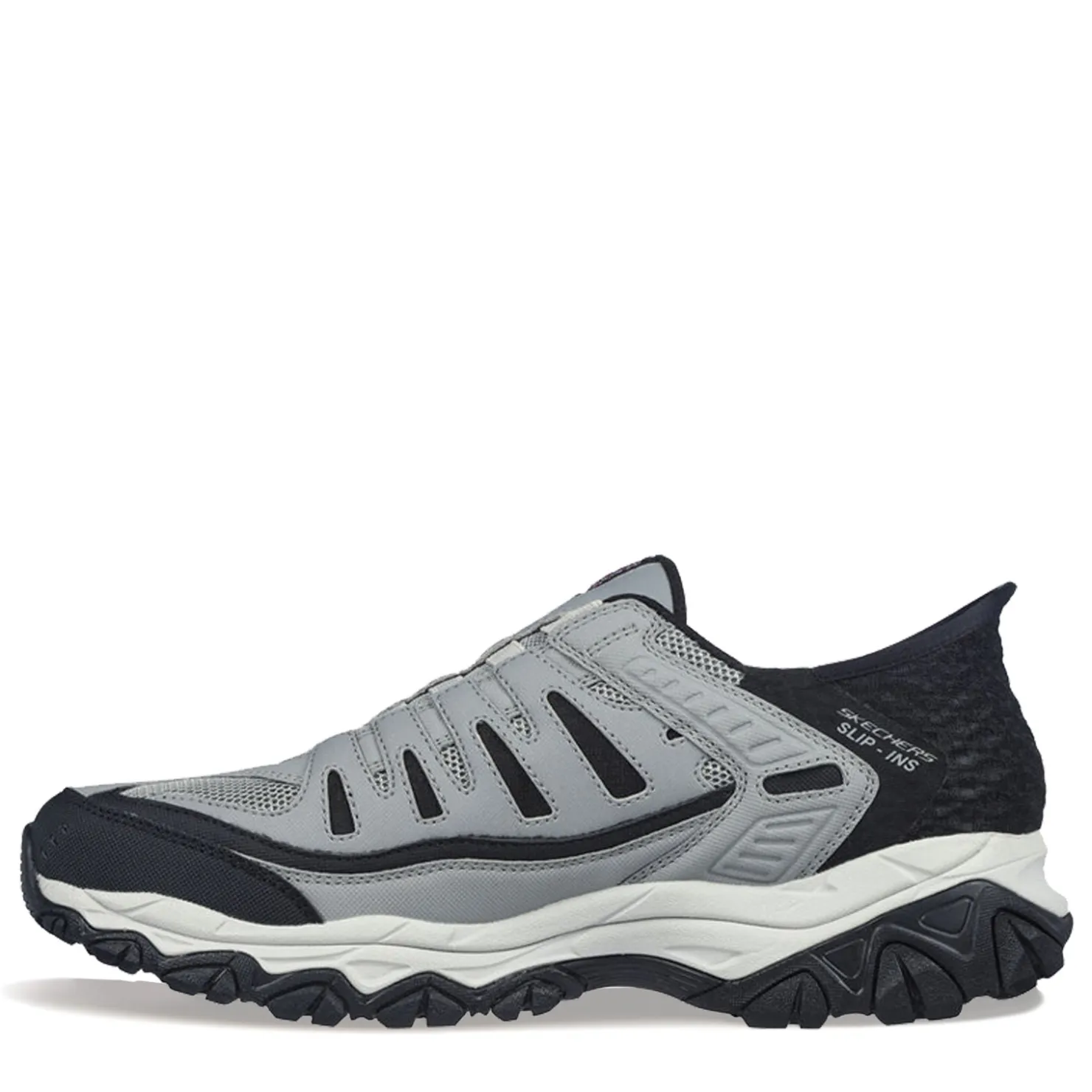 Sneakers & Athletics*Skechers Men's , Slip-ins: After Burn M. Fit - Ridgeburn Sneaker Grey/Black