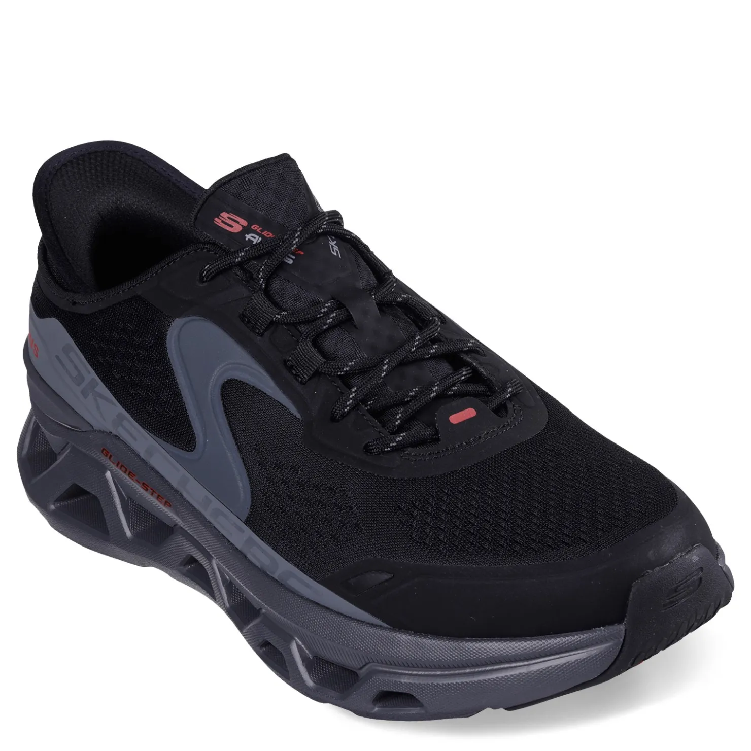 Sneakers & Athletics*Skechers Men's , Slip-ins: Glide-Step Altus Walking Shoe Black/Charcoal