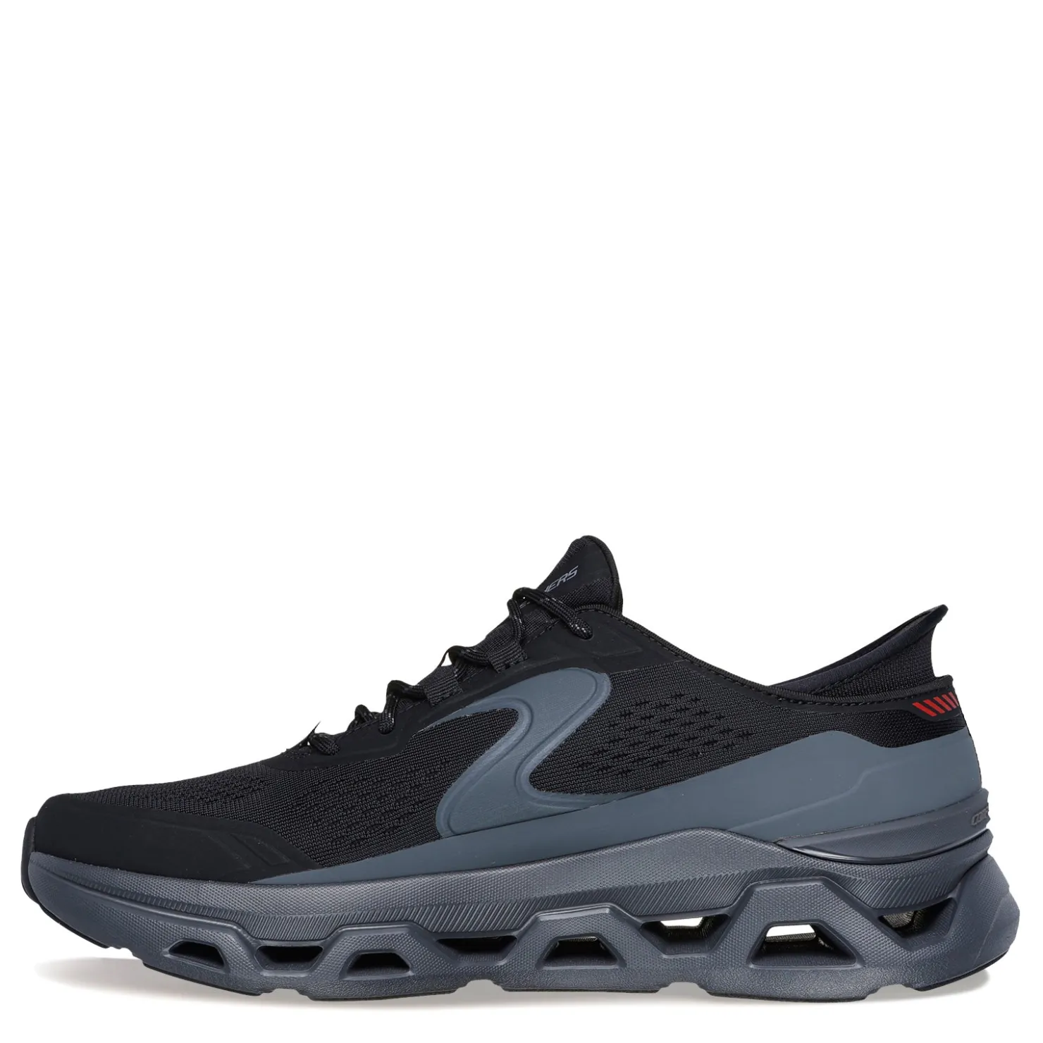 Sneakers & Athletics*Skechers Men's , Slip-ins: Glide-Step Altus Walking Shoe Black/Charcoal