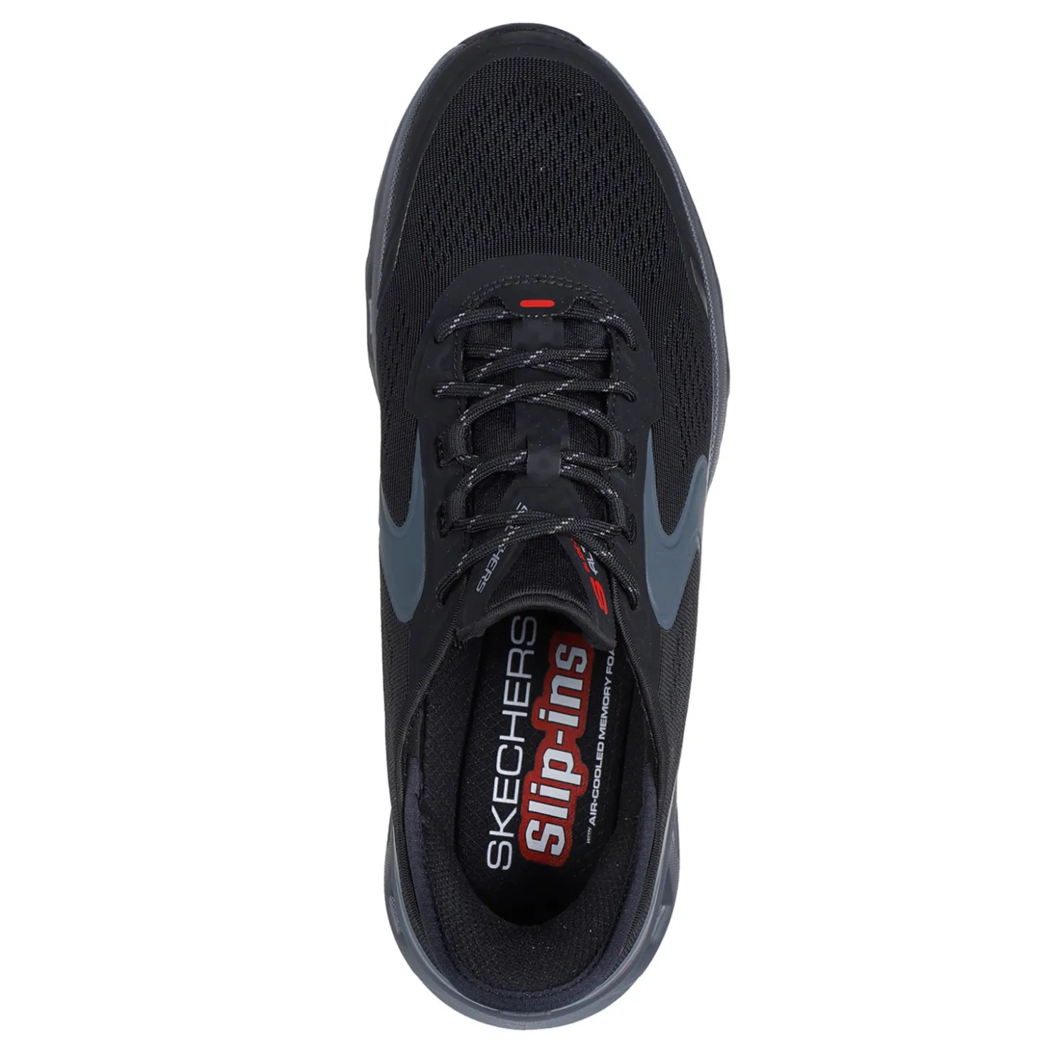 Sneakers & Athletics*Skechers Men's , Slip-ins: Glide-Step Altus Walking Shoe Black/Charcoal