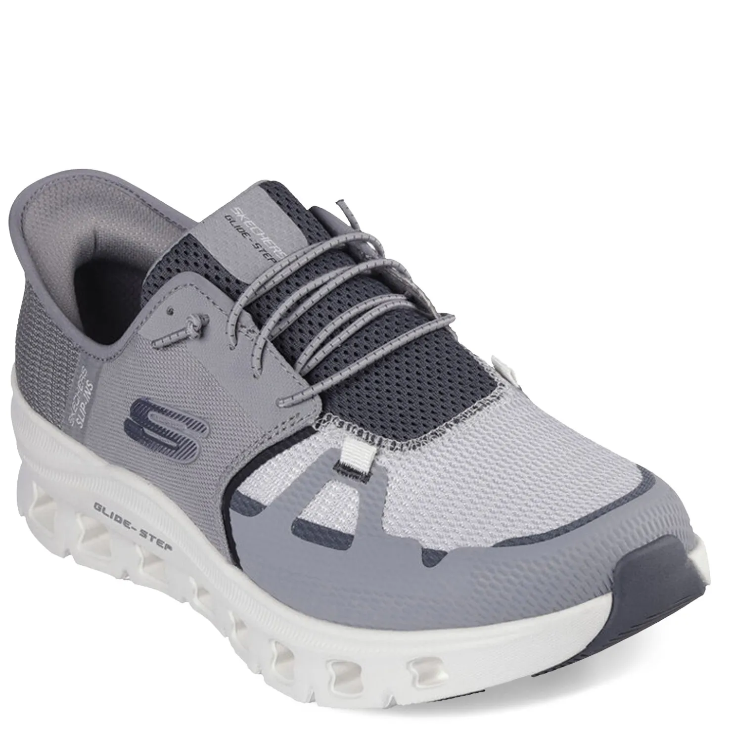 Walking*Skechers Men's , Slip-ins: Glide-Step Pro Walking Shoe Grey/Charcoal