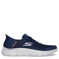 Walking*Skechers Men's , Slip-ins: GO WALK Flex - Hands Up Walking Shoe Navy Grey
