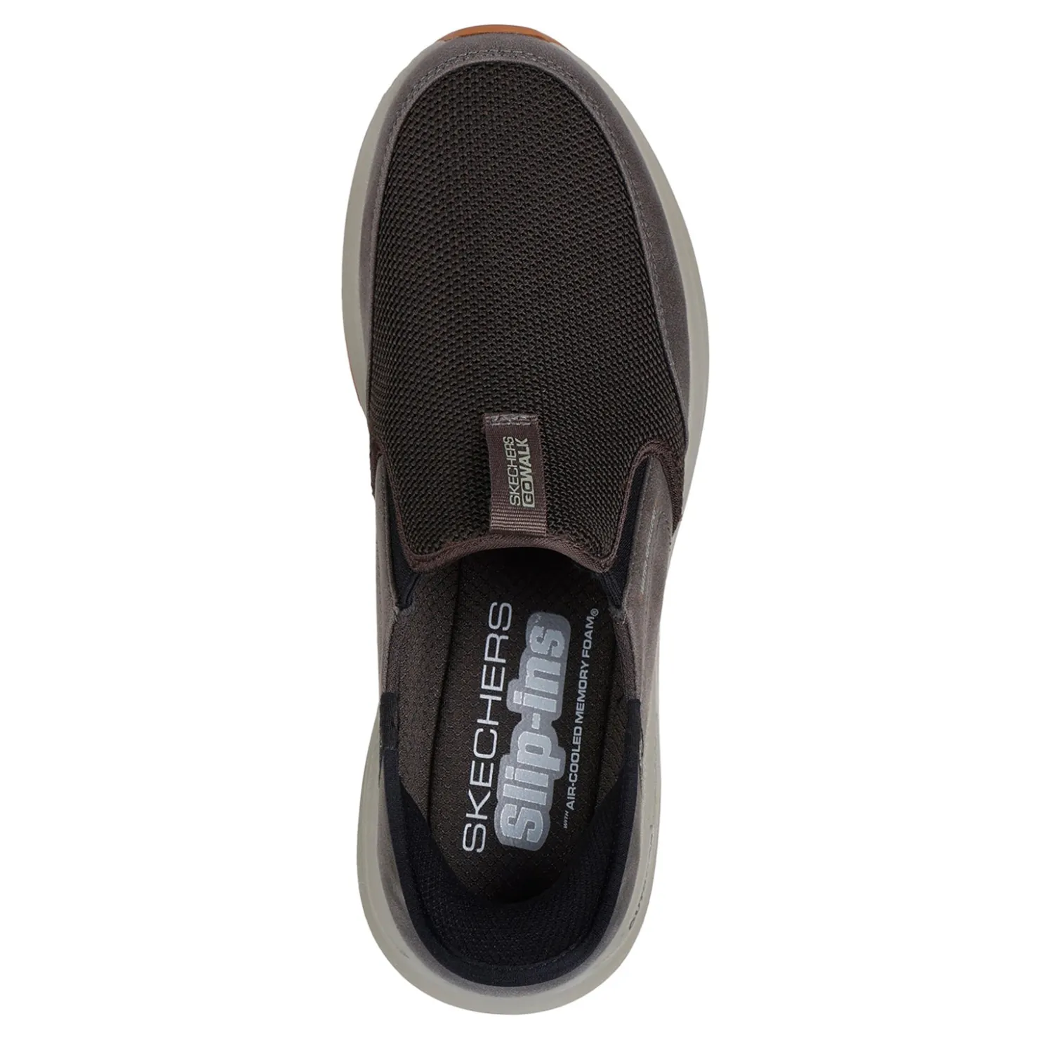 Walking*Skechers Men's , Slip-ins: GO WALK Outdoor - Andes II Hiking Shoe Brown