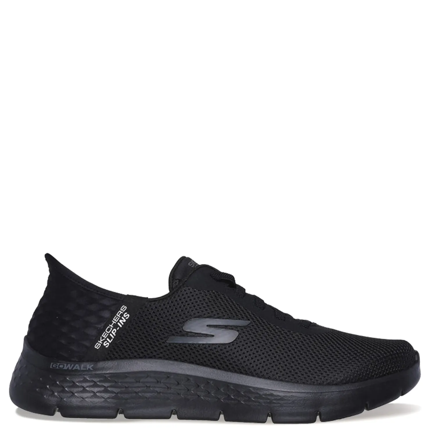Walking*Skechers Men's , Slip-ins: GO WALK Flex - Hands Up Sneaker - Wide Width Black
