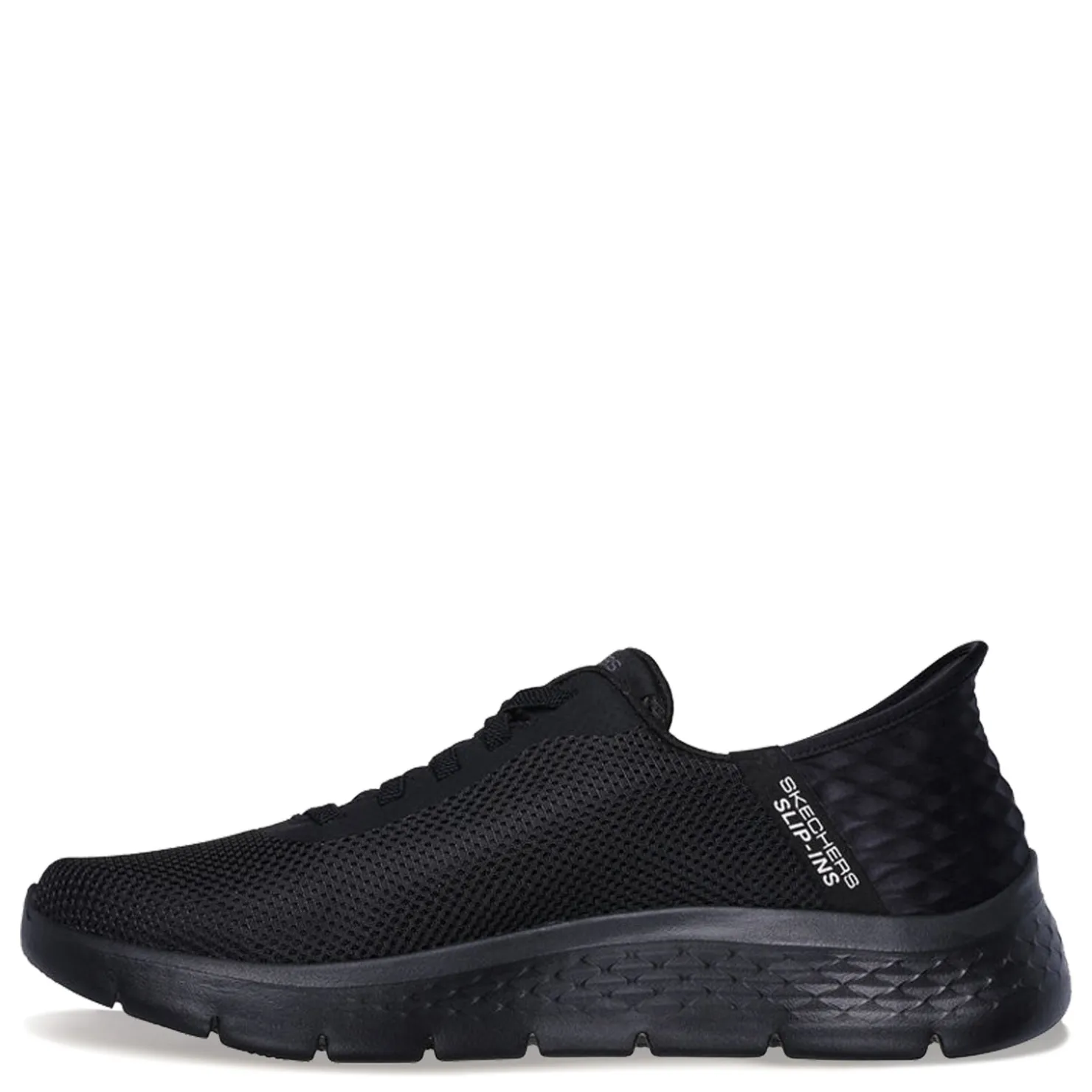 Walking*Skechers Men's , Slip-ins: GO WALK Flex - Hands Up Sneaker - Wide Width Black