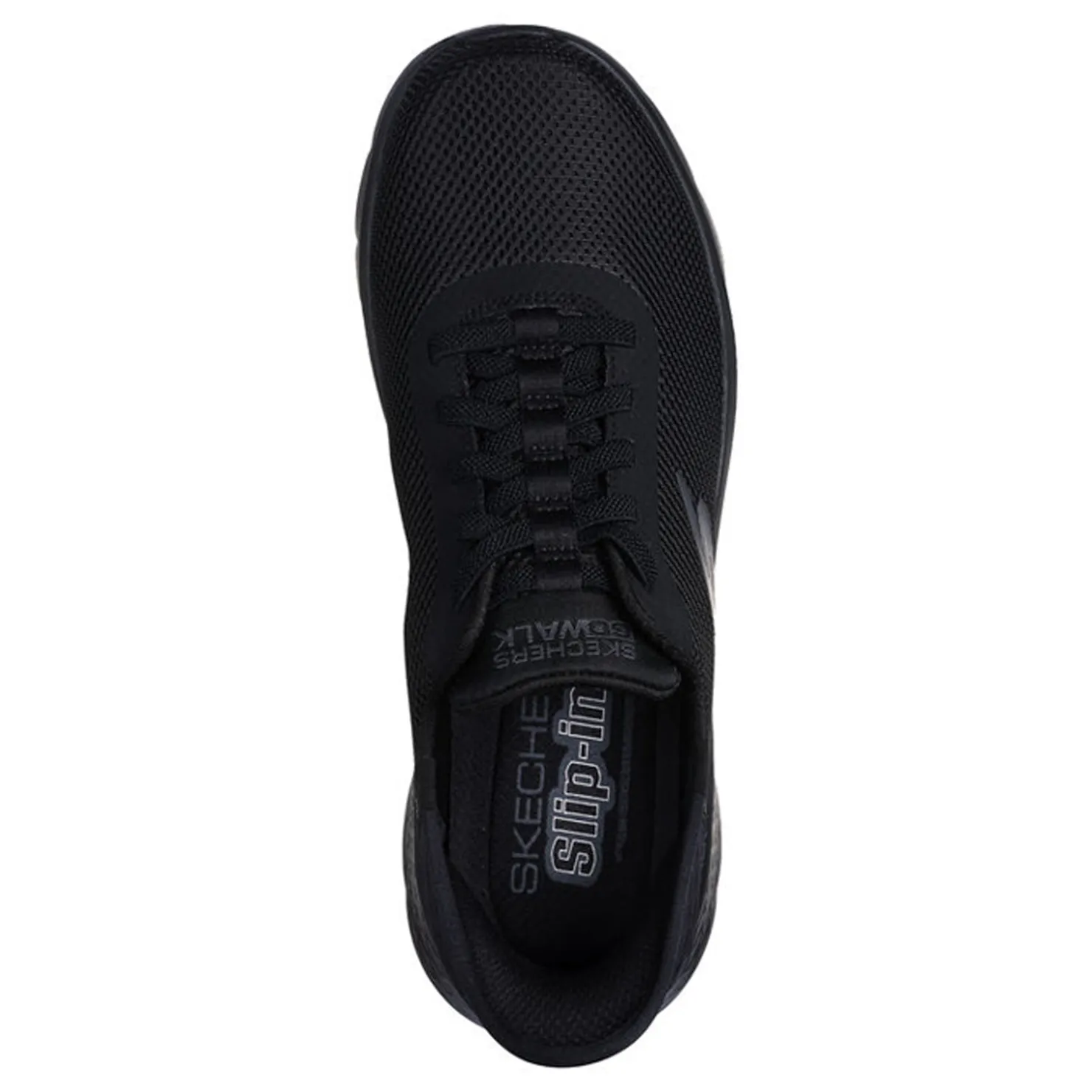 Walking*Skechers Men's , Slip-ins: GO WALK Flex - Hands Up Sneaker - Wide Width Black