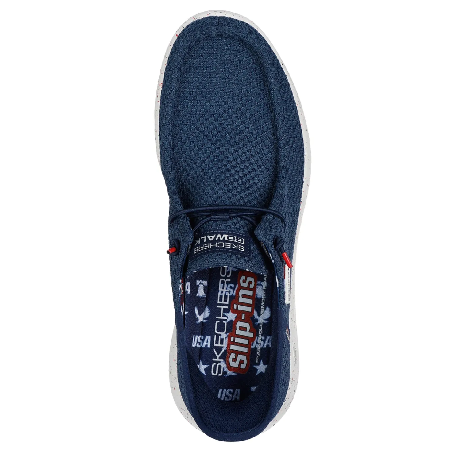 Walking*Skechers Men's , Slip-ins: GO WALK Max The American Dream Sneaker Navy Americana