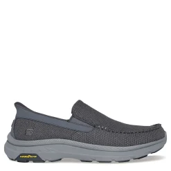 Slip-On Shoes*Skechers Men's , Slip-ins: Pollard - Wilfred Sneaker Gray Mesh