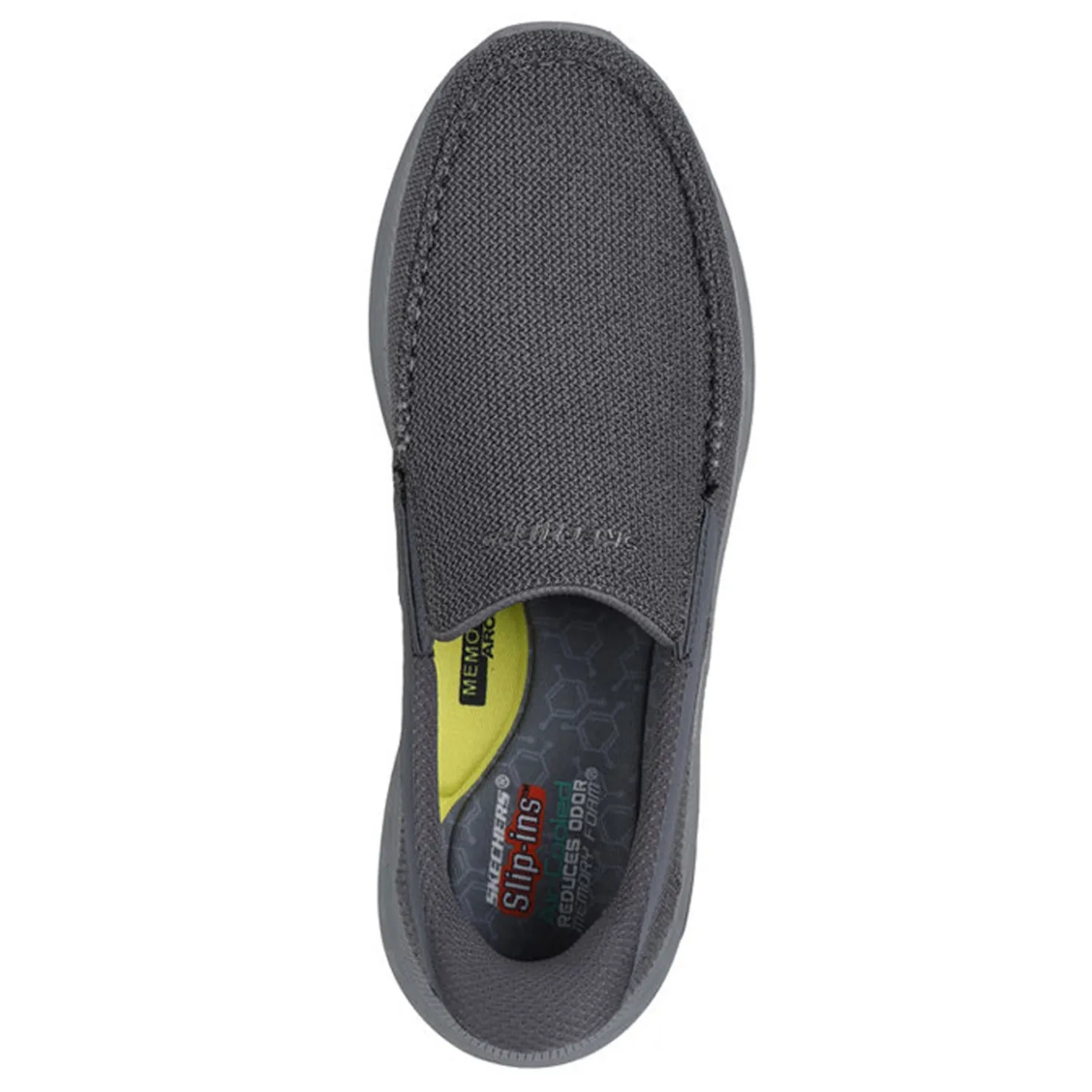 Sneakers & Athletics*Skechers Men's , Slip-ins: Pollard - Wilfred Sneaker Gray Mesh