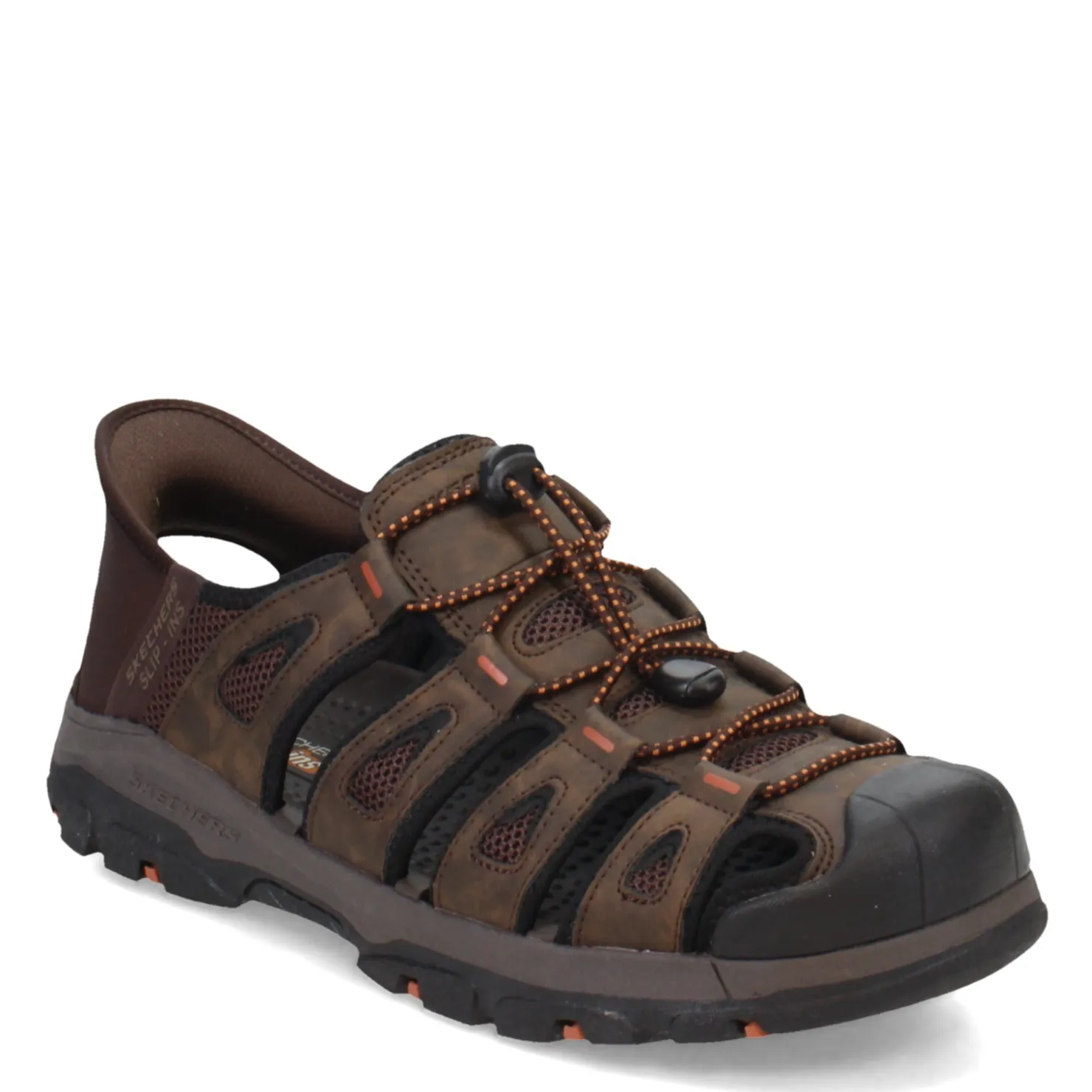 Sandals*Skechers Men's , Slip-ins Relaxed Fit: Tresmen - Norvick Sandal Chocolate