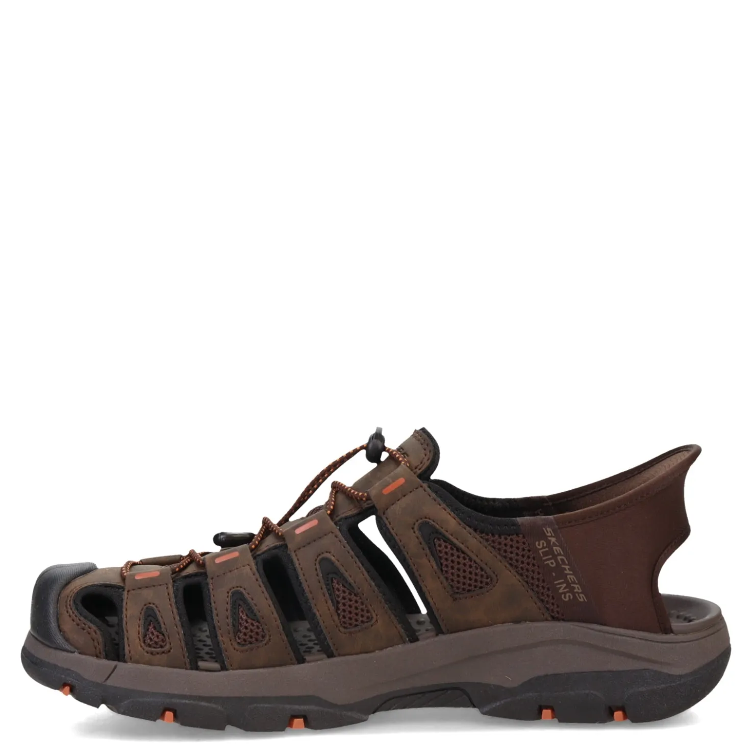 Sandals*Skechers Men's , Slip-ins Relaxed Fit: Tresmen - Norvick Sandal Chocolate