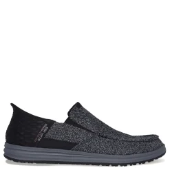 Loafers*Skechers Men's , Slip-ins Relaxed Fit: Melson - Bentin Slip-On Black