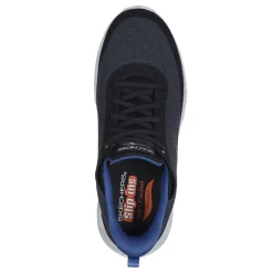 Sneakers & Athletics*Skechers Men's , Slip-ins Relaxed Fit: Arch Fit Orvan - Kincade Sneaker Black Knit