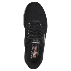 Sneakers & Athletics*Skechers Men's , Slip-ins Relaxed Fit: D'Lux Walker 2.0 - Rezinate Sneaker Black/Grey