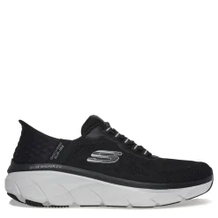 Sneakers & Athletics*Skechers Men's , Slip-ins Relaxed Fit: D'Lux Walker 2.0 - Rezinate Sneaker - Wide Width Black/Grey