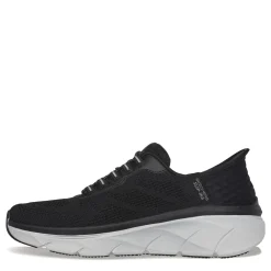 Sneakers & Athletics*Skechers Men's , Slip-ins Relaxed Fit: D'Lux Walker 2.0 - Rezinate Sneaker - Wide Width Black/Grey