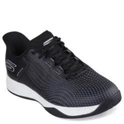 Court*Skechers Men's , Slip-ins Relaxed Fit: Viper Court Reload Pickleball Shoe Black/White