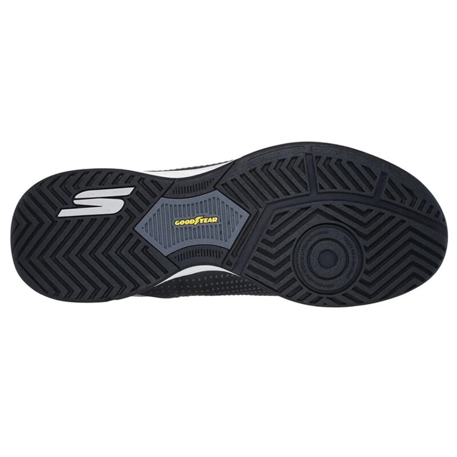 Court*Skechers Men's , Slip-ins Relaxed Fit: Viper Court Reload Pickleball Shoe Black/White