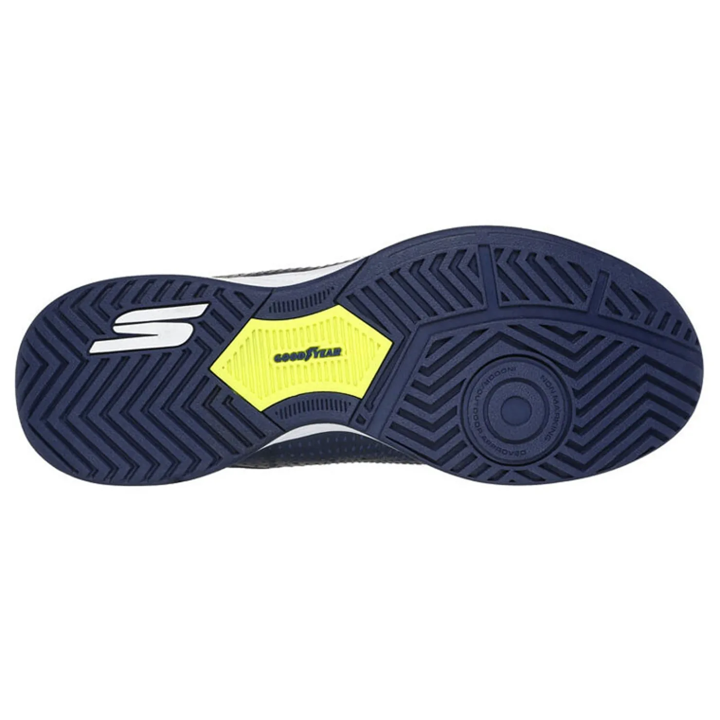 Sneakers & Athletics*Skechers Men's , Slip-ins Relaxed Fit: Viper Court Reload Pickleball Shoe - Wide Width Navy/Yellow