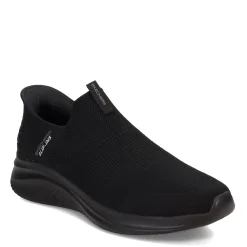 Walking*Skechers Men's , Slip-ins: Ultra Flex 3.0 - Smooth Step Sneaker - Wide Width Black/Black