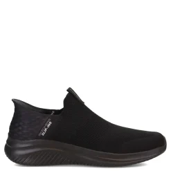 Walking*Skechers Men's , Slip-ins: Ultra Flex 3.0 - Smooth Step Sneaker - Wide Width Black/Black