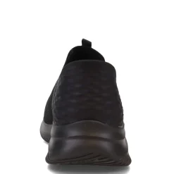 Walking*Skechers Men's , Slip-ins: Ultra Flex 3.0 - Smooth Step Sneaker - Wide Width Black/Black