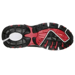Walking*Skechers Men's , Stamina - Cutback Sneaker - Wide Width Black/Red