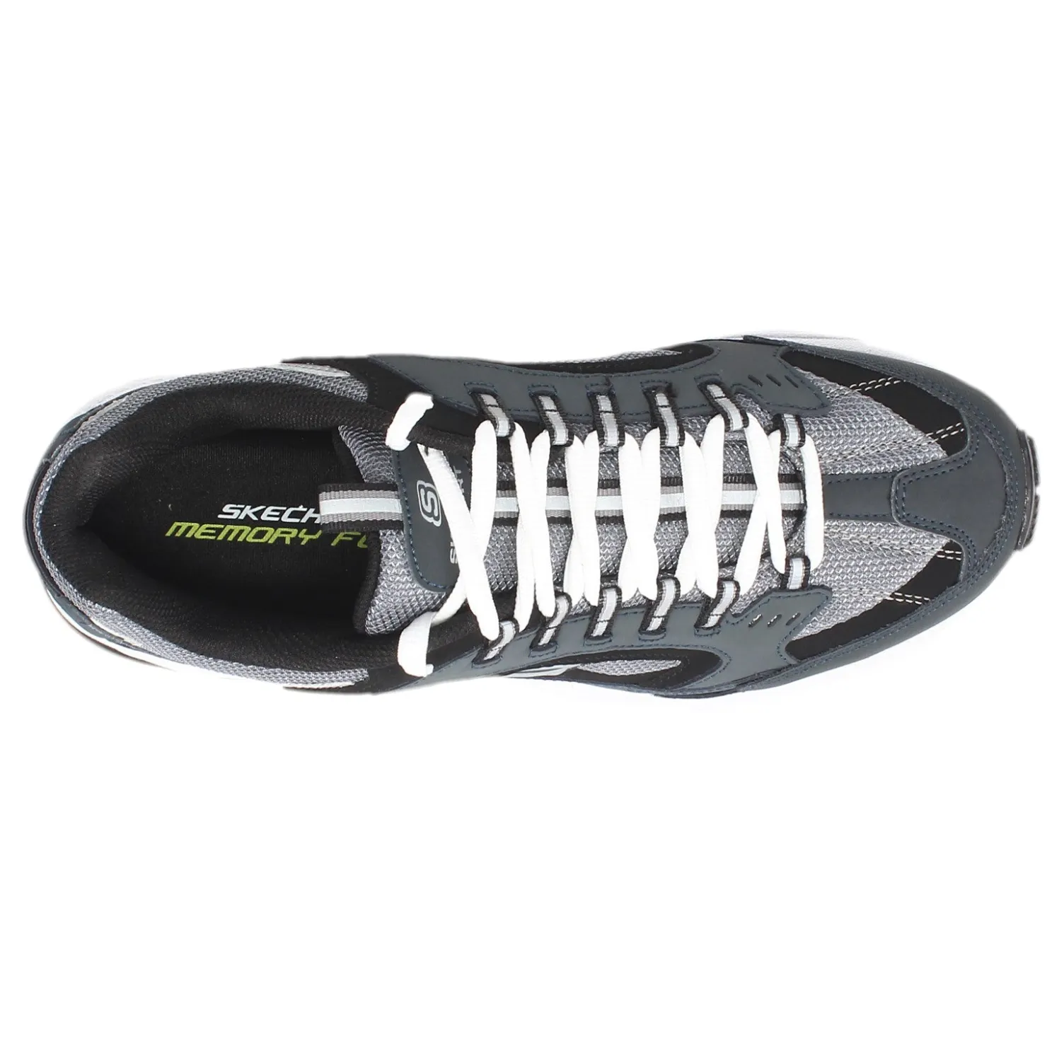 Walking*Skechers Men's , Stamina - Cutback Sneaker - Wide Width Navy/Black