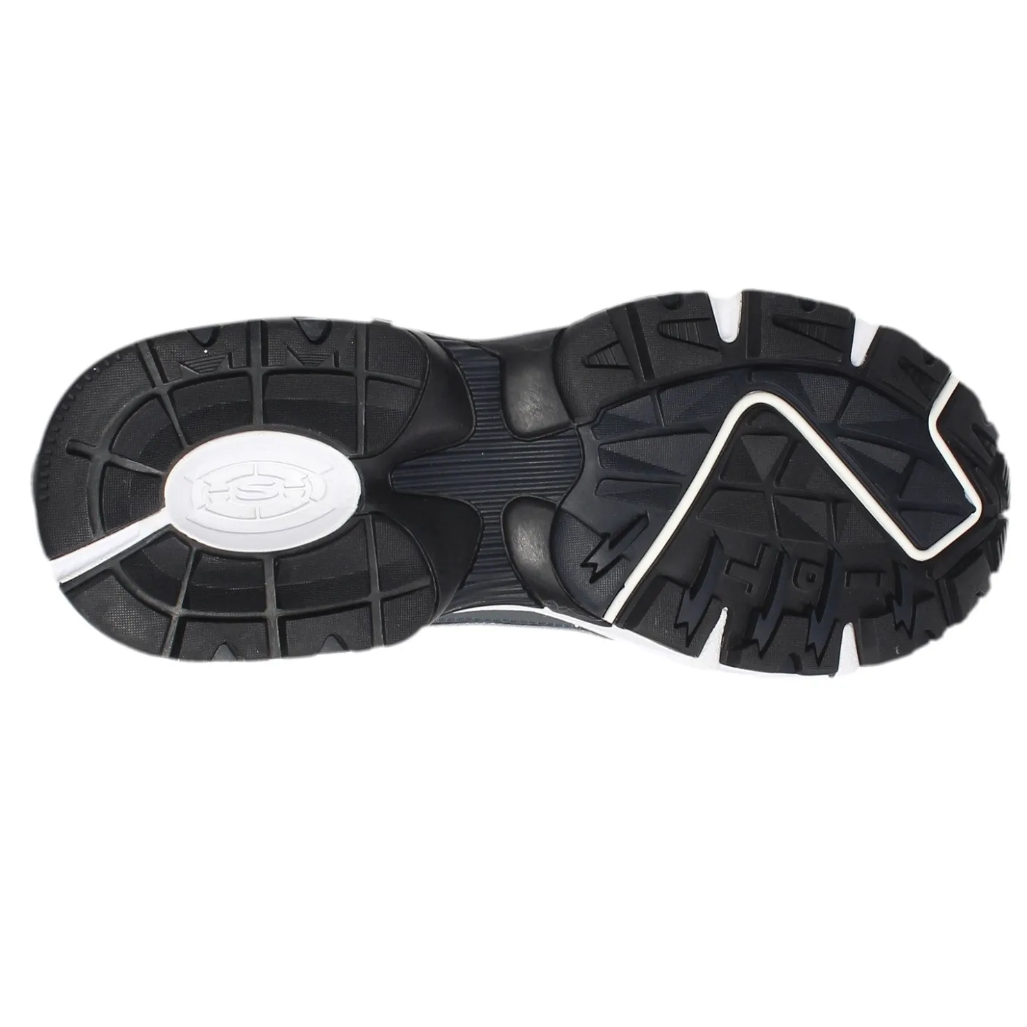 Walking*Skechers Men's , Stamina - Cutback Sneaker - Wide Width Navy/Black